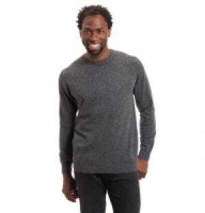 A.W. Dunmore Pullover, einfarbig, Kaschmir, Rundhalskragen