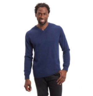 A.W. Dunmore Pullover, V-Ausschnitt, reines Kaschmir