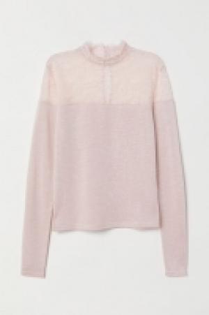  Feinstrickpullover mit Spitze 9.99 €
