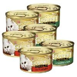 Gourmet Gold Katzen-Nassnahrung 0.35 €