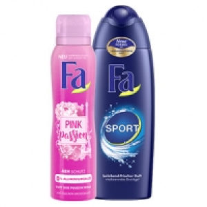 Fa Dusche, Deo Spray, Roll on oder Fl&uuml;ssige Seife versch. Sorten, jede 3.20&nbsp;&euro;