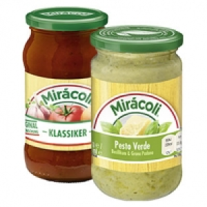 Mirácoli Pastasauce oder Pesto versch. Sorten, jedes 400-g/180-ml-Glas 1,000.00 €