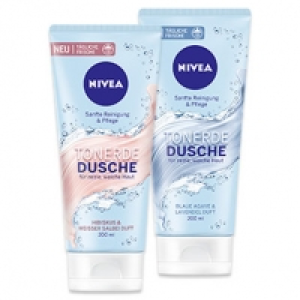 Nivea Tonerde Dusche versch. Sorten, jede 200-ml-Tube