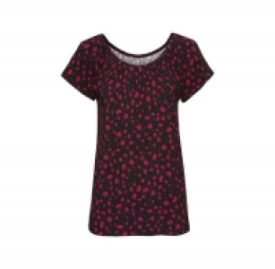 Damen-T-Shirt mit elastischem Ausschnitt 5.59 €
