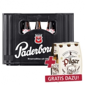 Paderborner Pilsener und weitere Sorten, 20 x 0,5 Liter, jeder Kasten  0.60 €