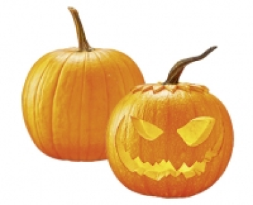 Halloweenkurbis zum Selbstschnitzen