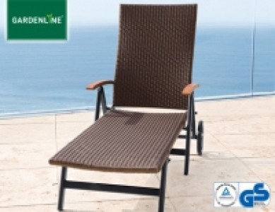 Gardenline Geflecht-Rollliege