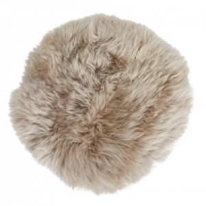 Sitzkissen Lammfell (Ø 34 cm, beige) 9.99 €