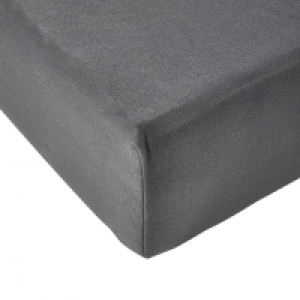 Dänisches Bettenlager  Microfleece-Spannbettlaken (100x200, anthrazit)