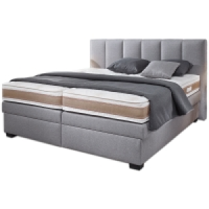 Roller  Boxspringbett - grau - H2/H3 - Bettkasten - 180x200 cm