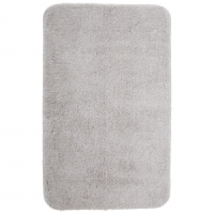 Microfaser-Badematte Uni de Luxe (50x80, hellgrau) 9.99 €