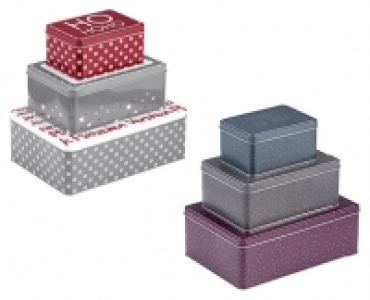 CASA Deco Weihnachtsdosen-Set, 3-teilig 3.99 €