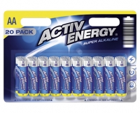 Aldi Süd  ACTIV ENERGY® Batterien AA < AAA, 20er-Packung
