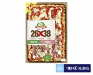 XXL-Holzofen-Pizza