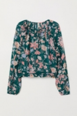 HM   Luftige Volantbluse