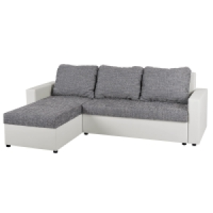 Ecksofa - weiß-grau - Liegefunktion 399.99 €