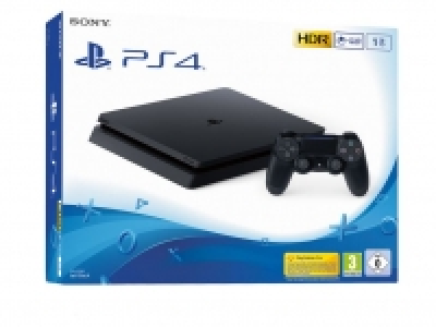 Lidl  SONY Playstation 4 Slim, 1TB Festplatte, 4K-Aufl&ouml;sung, DualShock 4 Wir