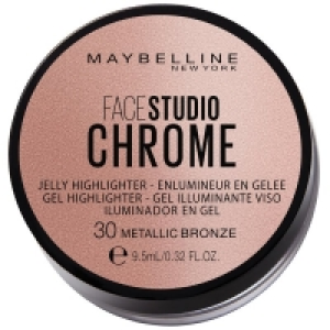 Maybelline New York Highlighter Face Studio Chrome Jelly 30 Metallic Bronze