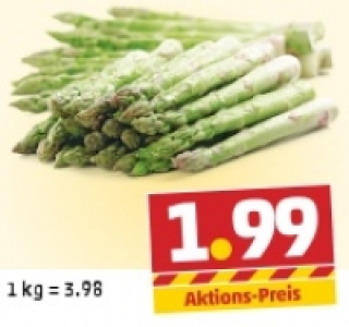 Spargel grün 1.99 €