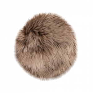 Sitzkissen Nordic (rund, Lammfelloptik, taupe) 4.99 €