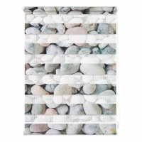 Dänisches Bettenlager  Doppel-Rollo Pebble Stone (120x160)