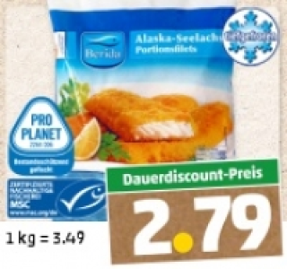 BERIDA Alaska-Seelachs Portionsfilets