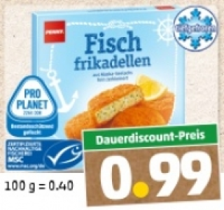 PENNY Fischfrikadellen 0.99 €