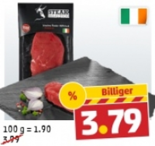 STEAK SELECTION Frisches Rinder-H&uuml;ftsteak