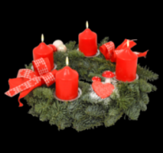 Geschmückte Adventskränze 6.99 €