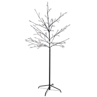 Roller  LED-Baum - mit Blüten - warmweiß - 150 cm