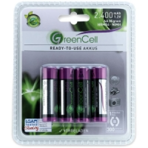 Netto  GreenCell Ready-to-use Akkus, AA- 2400 mAh