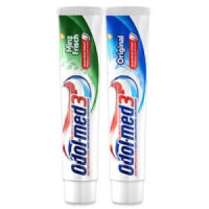 Odol-med3 Zahncreme Original, Minzfrisch, Extra White oder Zahnsteinsc 10.50 €