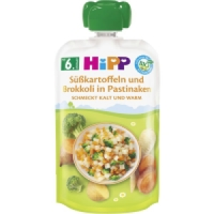 Hipp Bio Süßkartoffeln und Brokkoli in Pastinaken im Quetschbeutel
