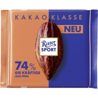 Rossmann Ritter Sport Kakao Klasse 74% Die Kräftige aus Peru