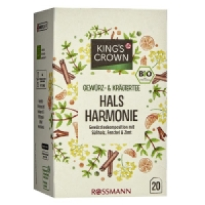 Rossmann Kings Crown Bio Gewürz- & Kräutertee Hals Harmonie