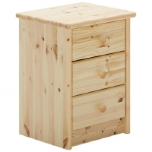 Kommode Mia (3 Schubladen, natur lackiert) 50.00 €