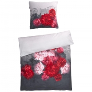 Biber-Bettwäsche Flamenco (135x200, schwarz-rot) 29.99 €