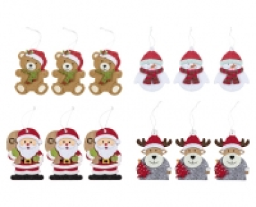 CASA Deco Weihnachtliches Filz-Sortiment