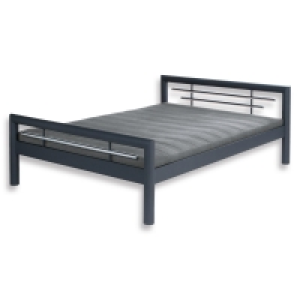 Metallbett - schwarz - 140x200 cm 159.99 €
