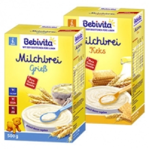 Real  Bebivita Milchbrei versch. Sorten, jede 500-g-Packung