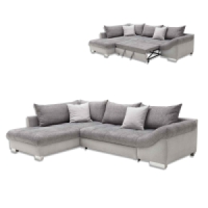 Ecksofa - melange-silver - Webstoff - mit Liegefunktion 999.99 €