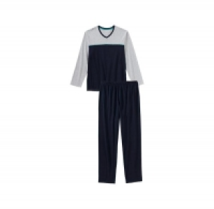 Herren-Schlafanzug mit Kontrast-Design, 2-teilig 12.99 €