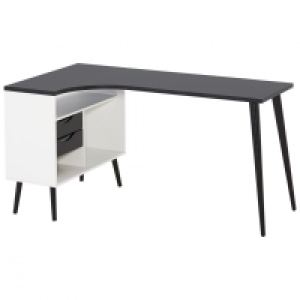 Eckschreibtisch Oslo (schwarz-weiß) 179.95 €