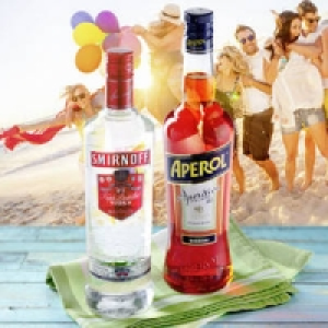 Aperol, Smirnoff Vodka, Lime oder Green Apple 8.99 €