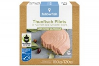 Denns Followfish Thunfisch Filets in Bio-Olivenöl