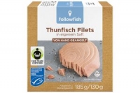 Denns Followfish Thunfisch Filets in eigenem Saft