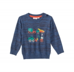 NKD  Baby-Jungen-Pullover mit Baustellen-Fahrzeugen