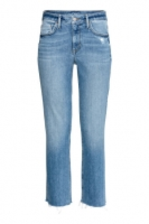 HM   Straight High Ankle Jeans