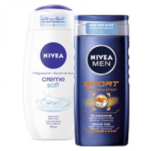 Nivea Pflegedusche versch. Sorten, jede 250-ml-Flasche 6.00&nbsp;&euro;