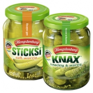 Knax Gurken oder Sticksi süß-würzig jedes 720-ml-Glas/360 g Abtropfgew 1,000.00 €